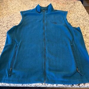 Stio Full Zip Fleece Vest in Kingfisher Blue - Large
